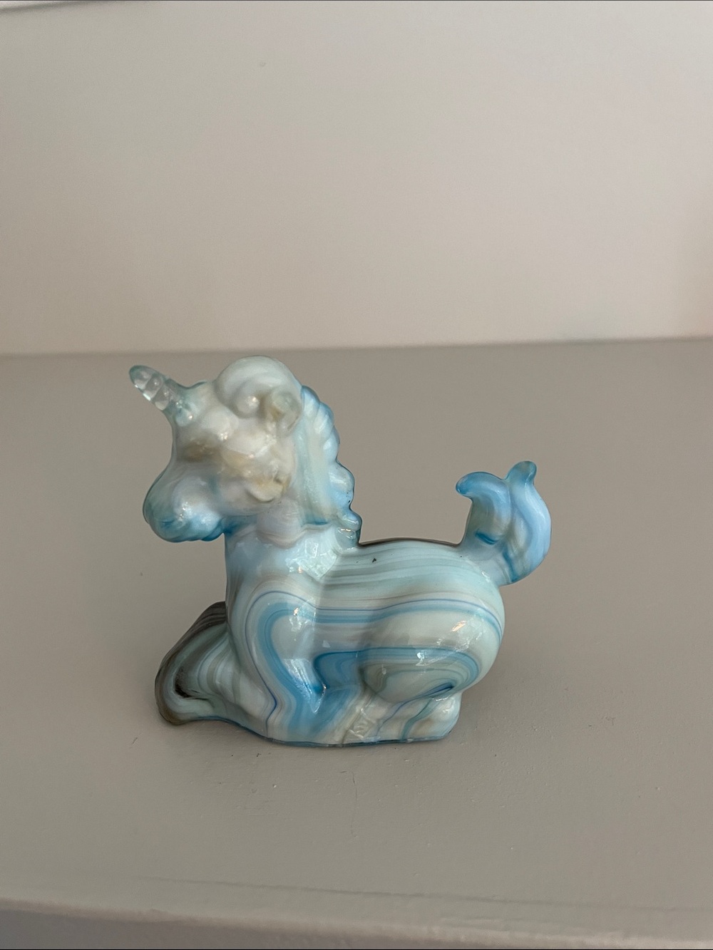 Boyd Glass lucky unicorn -Aruba slag. Vintage and rare!